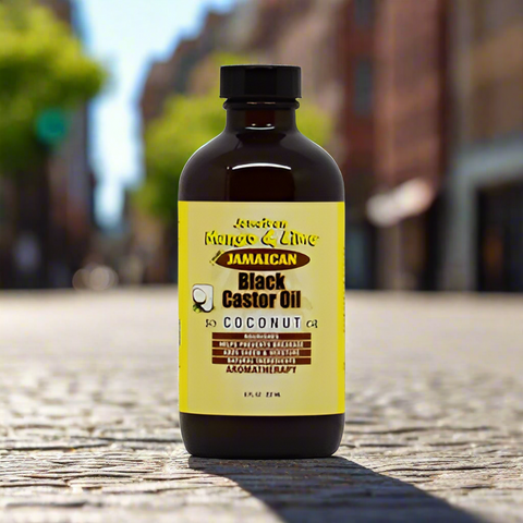 Jamaican Mango & Lime Black Castor Oil-Coconut 8 oz Jamaican Mango & Lime Black Castor Oil-Coconut 8 oz