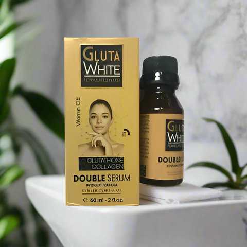 Gluta White Serum Glutathione & Collagen Double Serum 2floz Gluta White Serum Glutathione & Collagen Double Serum 2floz