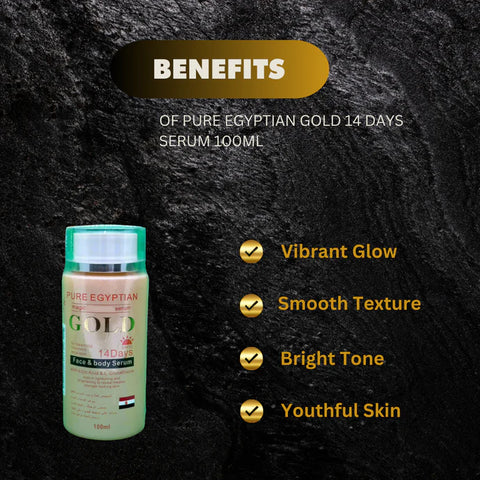 Pure Egyptian Gold 14 Days Serum 100ml Pure Egyptian Gold 14 Days Serum 100ml