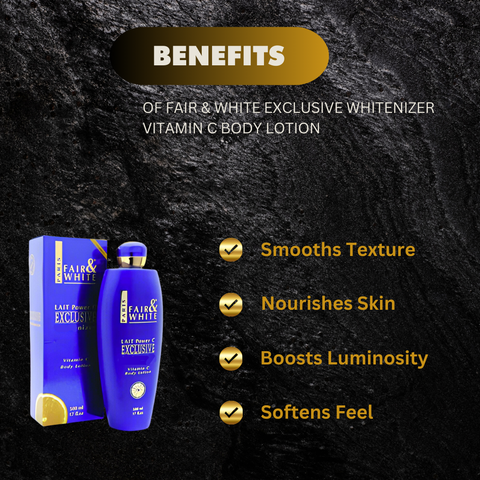 Fair & White Exclusive Whitenizer Vitamin C Body Lotion 17 oz Fair & White Exclusive Whitenizer Vitamin C Body Lotion 17 oz
