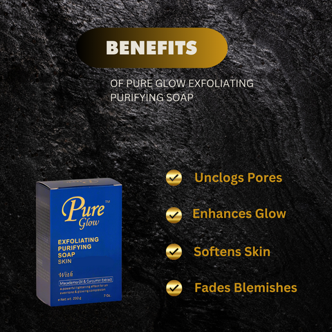 Pure Glow Exfoliating Purifying Soap 7 oz Pure Glow Exfoliating Purifying Soap 7 oz