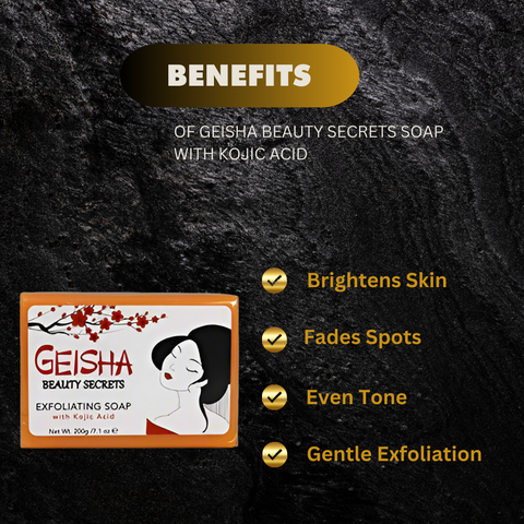 Geisha Beauty Secrets Soap 200g with Kojic Acid Geisha Beauty Secrets Soap 200g with Kojic Acid