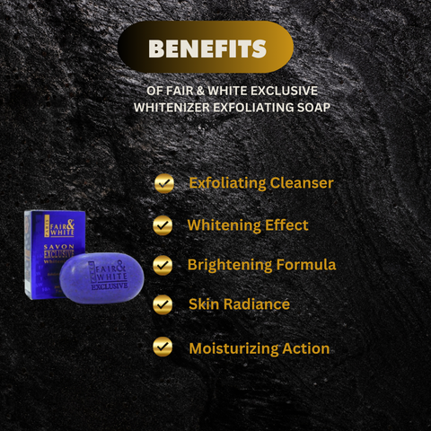 Fair & White Exclusive Whitenizer Exfoliating Soap 7 oz Fair & White Exclusive Whitenizer Exfoliating Soap 7 oz