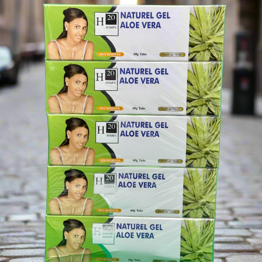 H20 Jours Naturel Gel Aloe Vera 60g pack of 10