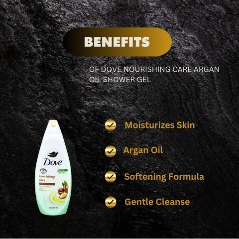 Dove Nourishing Care Argan Shower Gel 750ml