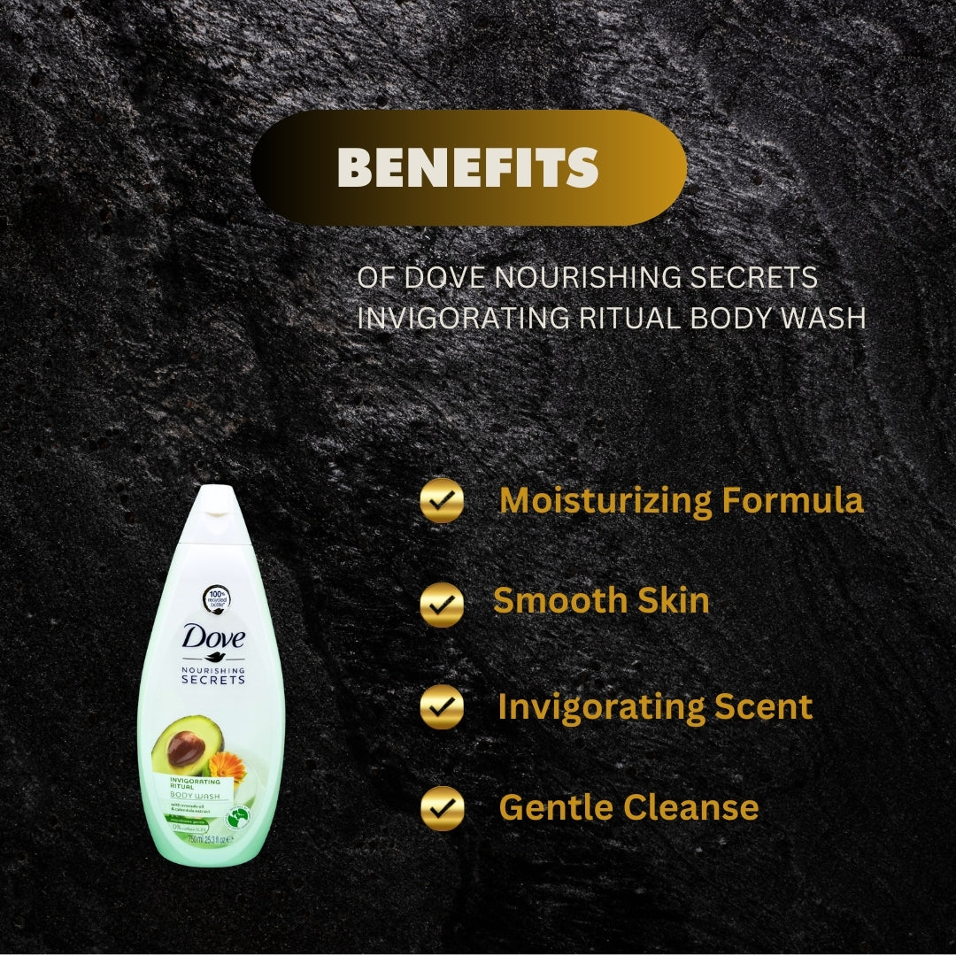 Dove Nourishing Secrets Invigorating Ritual Body Wash 750ml /25.3 fl.oz
