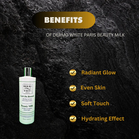 Dermo White Paris Beauty Milk Lotion 500ml / 16.80oz