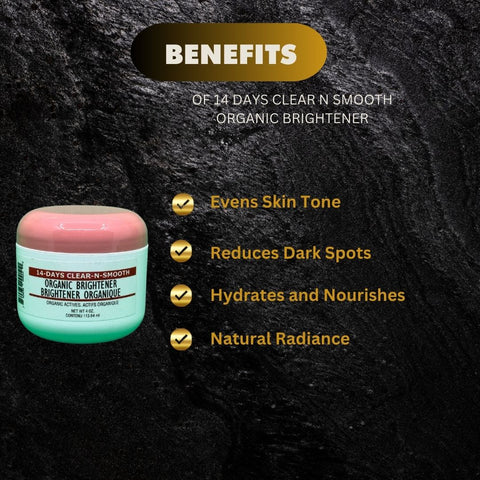 14 Days Clear N Smooth Organic Brightener 4oz