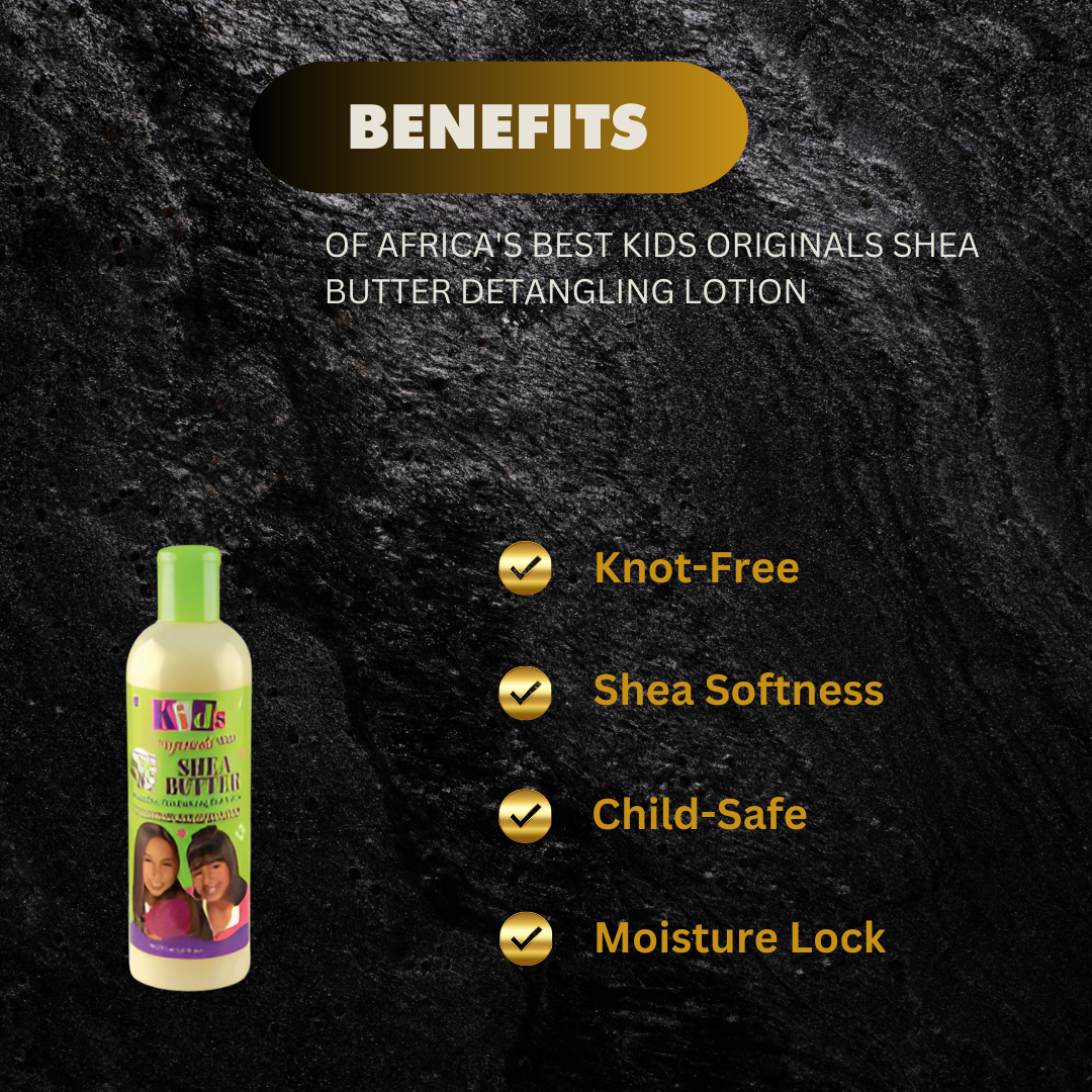 Africa's Best Kids Originals Shea Butter Detangling Lotion 12oz