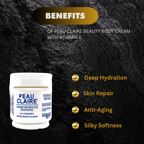 Peau Claire Beauty Body Cream with Vitamin E 11.16 oz