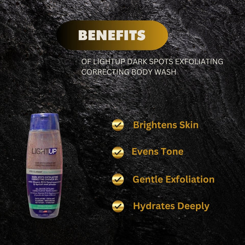 Lightup Dark Spots Exfoliating Correcting Body Wash 400ml | 13oz