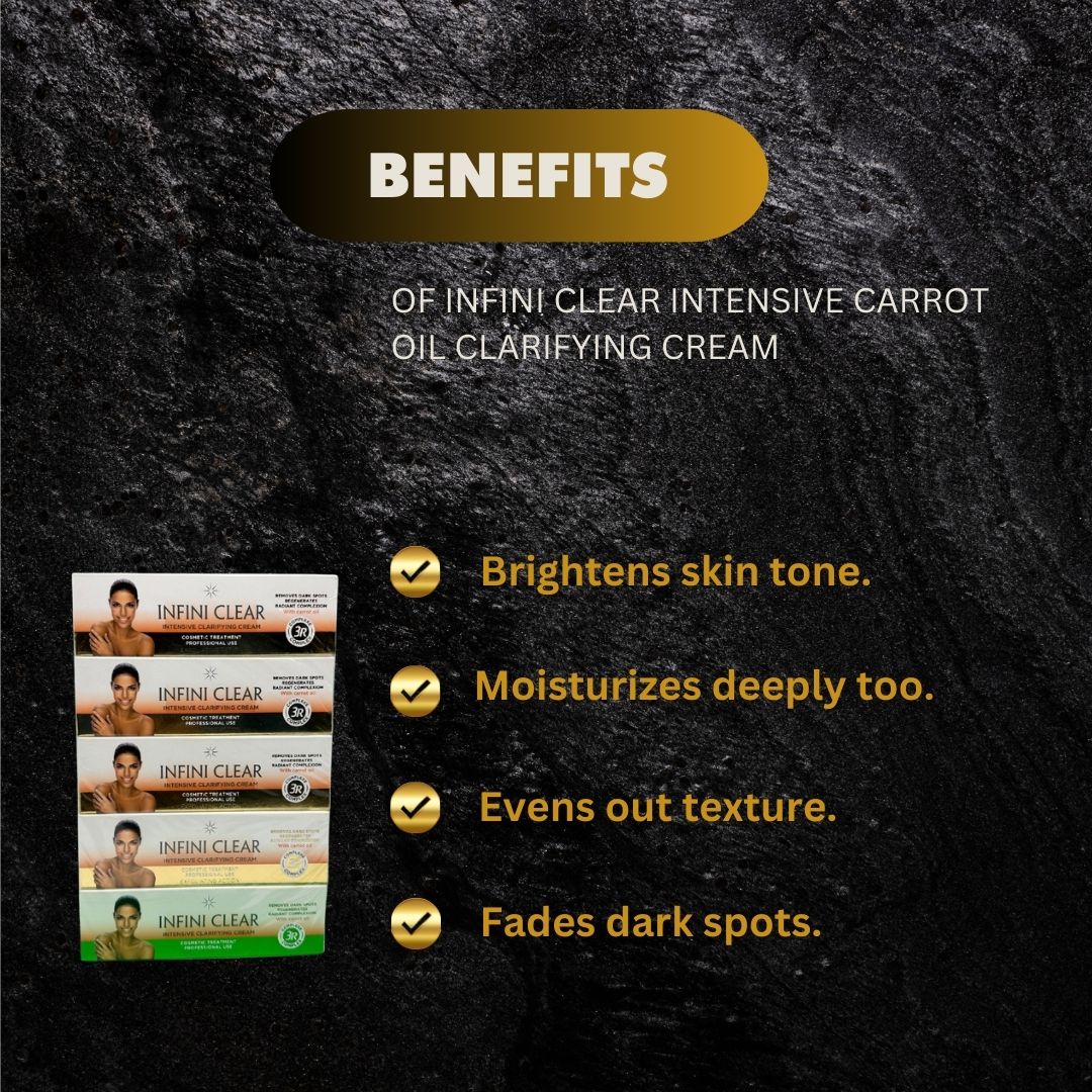Infini Clear Intensive Carrot Clarifying Cream 50ml Each (Pack of 10)