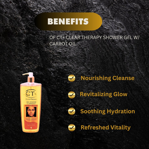CT+ Clear Therapy Shower Gel w/ Carrot 800 ml