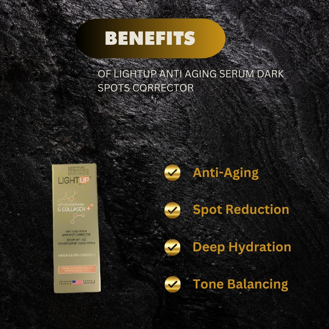 LIGHTUP Anti Aging Serum Dark Spots Corrector