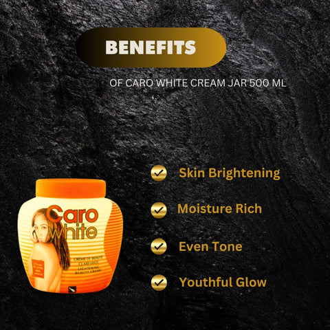 Caro White Cream Jar 500 ml