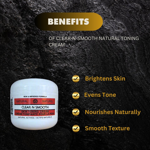 Clear-N-Smooth Natural Toning Cream 4oz