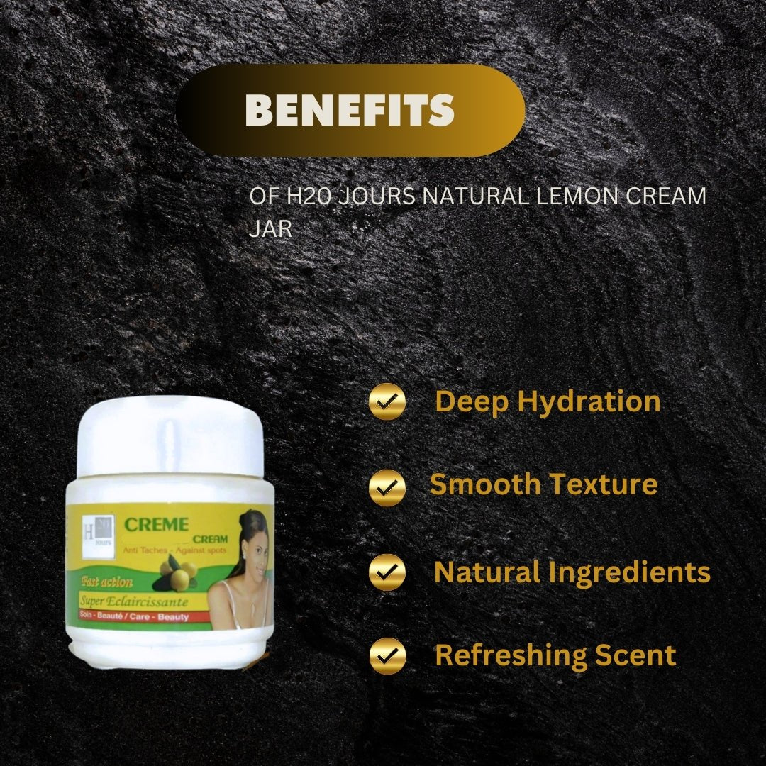 H20 Jours Natural Lemon Cream Jar 300 g