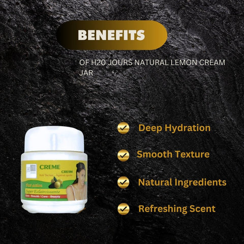 H20 Jours Natural Lemon Cream Jar 300 g