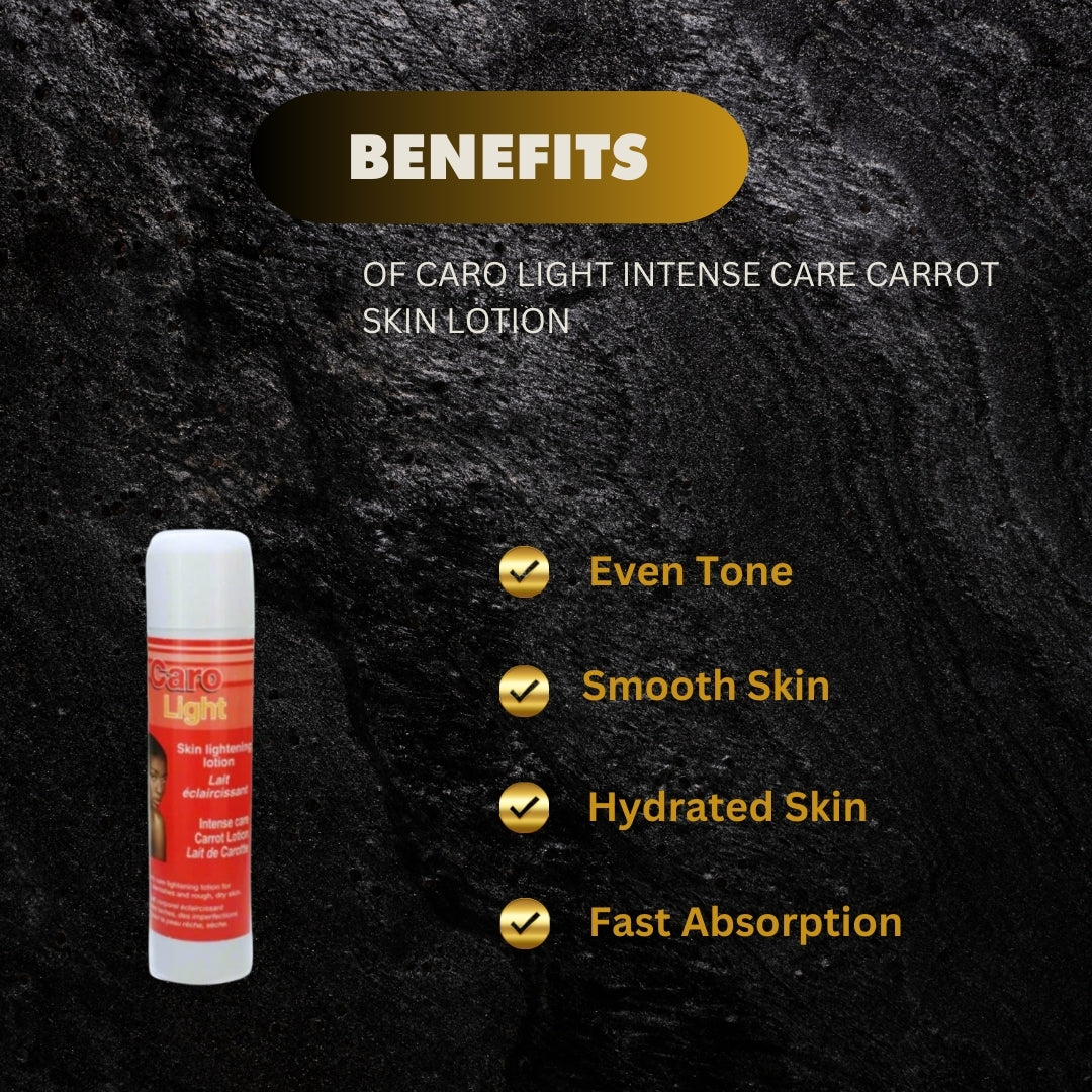 Caro Light Intense Care Carrot Skin Lotion 500 ml (White Top)