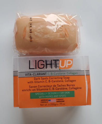 LIGHTUP VITA CLARIANT B3 ALPHA ARBUTIN DARK SPOT CORRECTING SOAP WITH VITAMIN B3