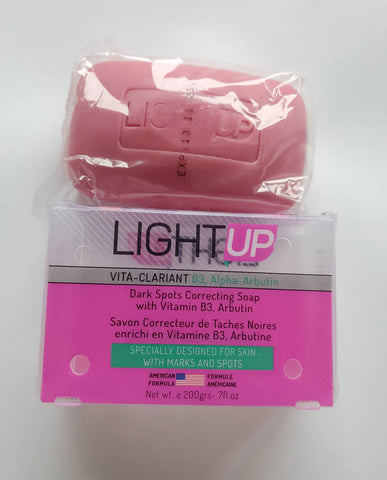 LIGHTUP VITA CLARIANT B3 ALPHA ARBUTIN DARK SPOT CORRECTING SOAP WITH VITAMIN B3