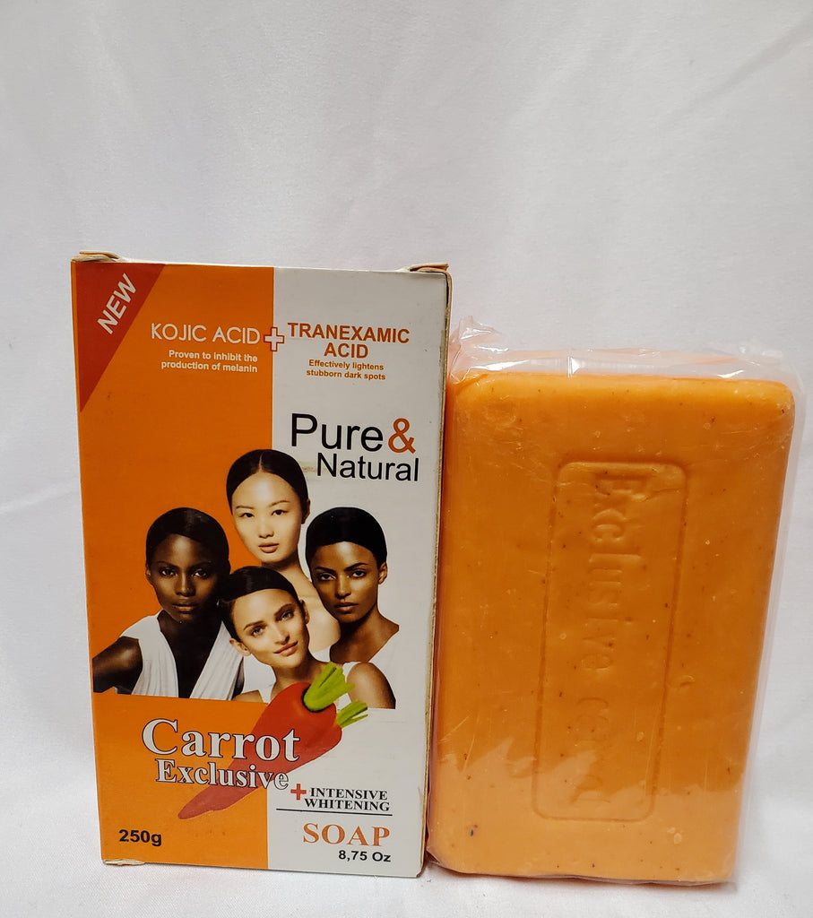 PURE & NATURAL CARROT EXCLUSIVE INTENSIVE WHITENING SOAP