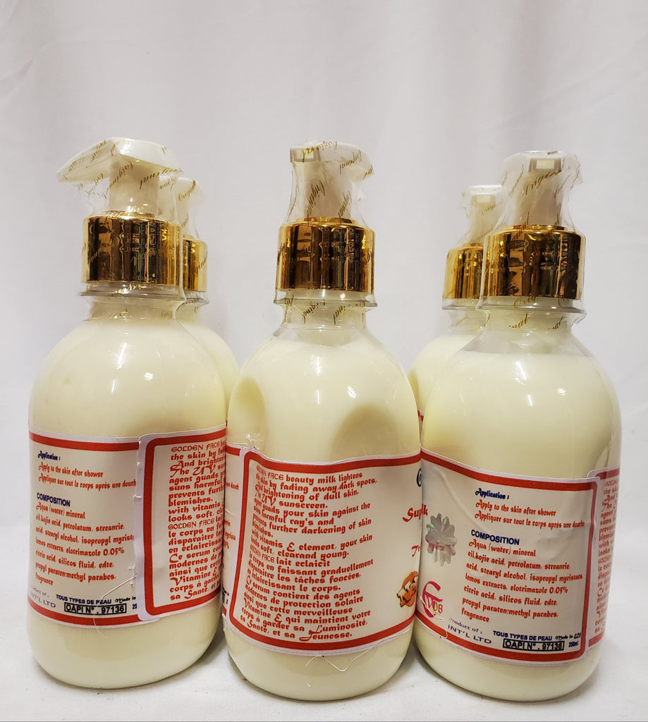 GOLDEN FACE BEAUTY MILK SUPER LIGHTENING BODY MILK