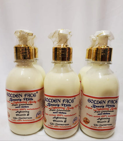 GOLDEN FACE BEAUTY MILK SUPER LIGHTENING BODY MILK