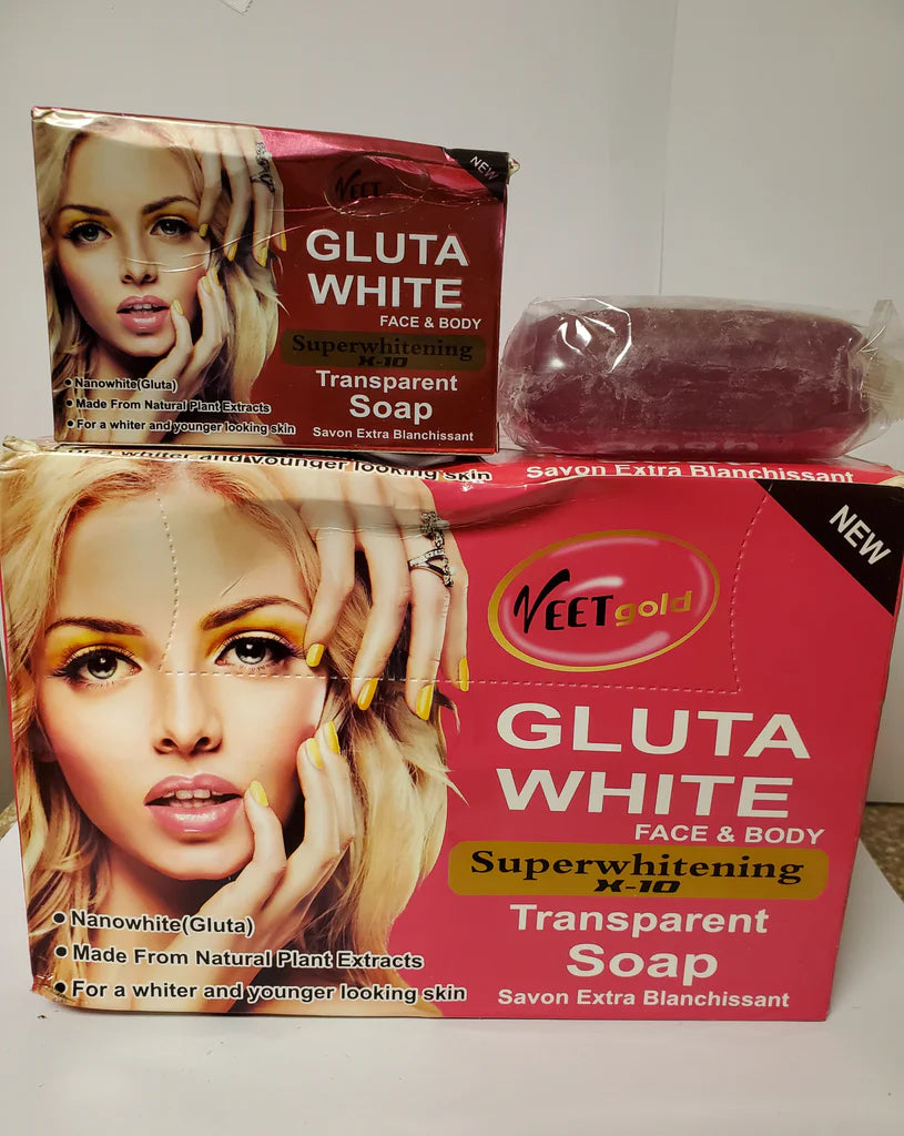 VEETGOLD GLUTA WHITE FACE & BODY SOAP