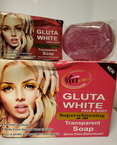VEETGOLD GLUTA WHITE FACE & BODY SOAP