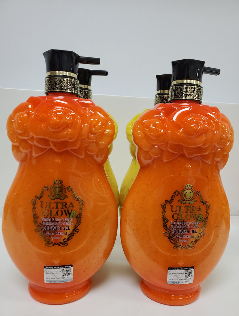 ULTRA GLOW LIGHTENING & NOURISHING CARROT EXTRACT SHOWER GEL