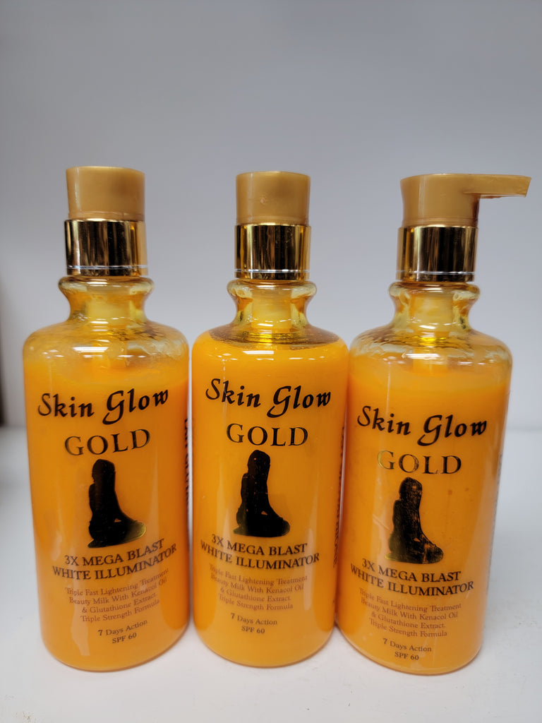 SKIN GLOW GOLD 3X MEGA BLAST WHITE ILLUMINATOR