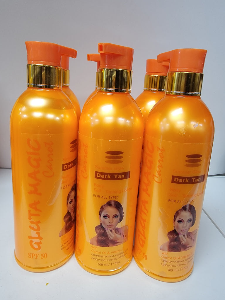 Gluta magic carrot spf 50 skin glowing body lotion 500ml