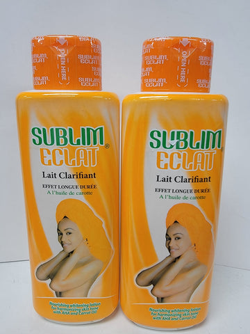 Sublim eclait lait clarifiant nourishing body lotion 500ml