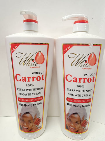 WHITE EXPRESS CARROT EXTRACT SHOWER GEL