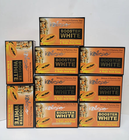 Booster white papaya Turmeric and kojic acid soap