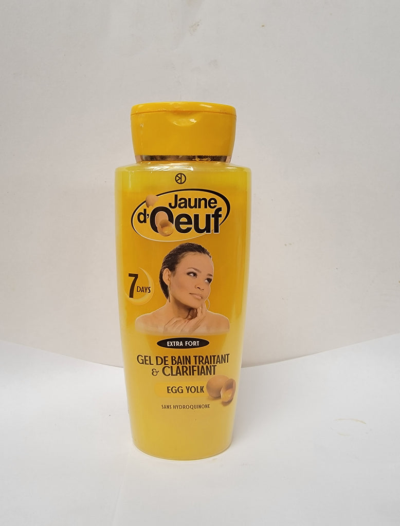 Jaune d'oeuf treating and clarifying egg yolk shower gel