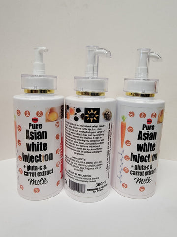 Pure Asian White gluta c carrot extract lightening body milk
