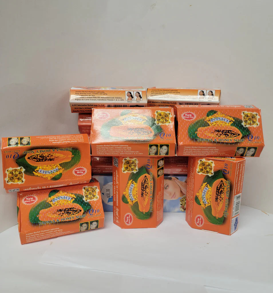 12 pic Asantee Papaya & Honey Soap