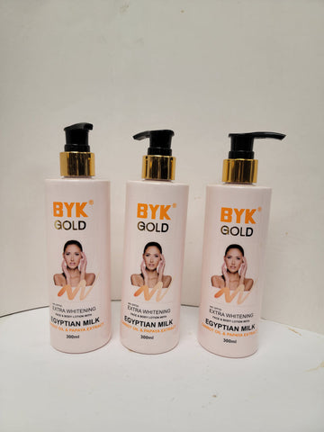 3 pic BYK Gold egytian body milk