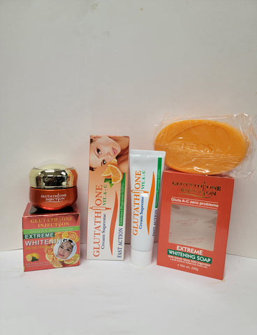 Glutathione cream supreme Brightening set
