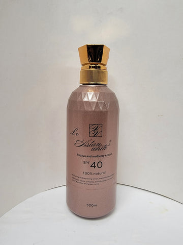 Asian white papaya lotion with SPF40 500ml ( Pack of 6)