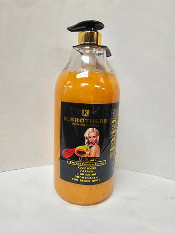 K.BROTHER WHITENING SHOWER GEL IN 5DAYS Papaya