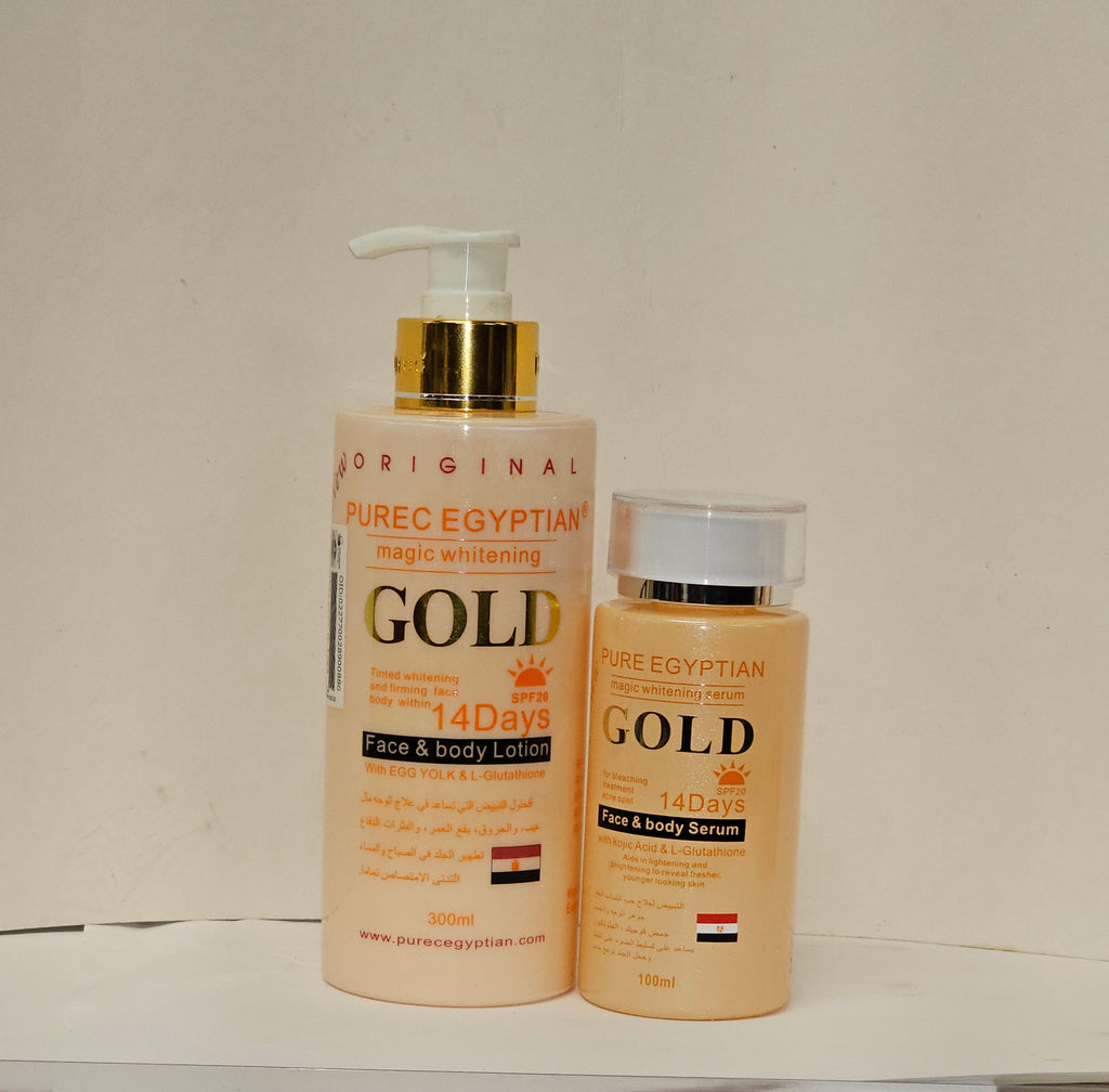 Purec Egyptian Gold lotion & SERUM 300ml