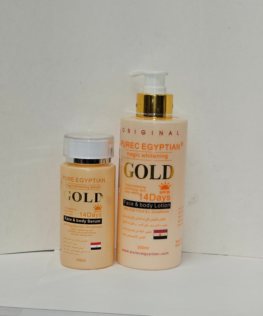 Purec Egyptian Gold lotion & SERUM 300ml
