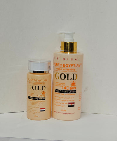 Purec Egyptian Gold lotion & SERUM 300ml