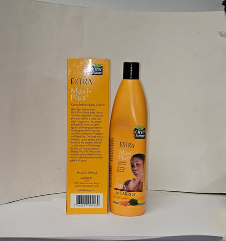 Clear Nature 3X Carrot Maxi Plus 7 days Body Lotion 500ml
