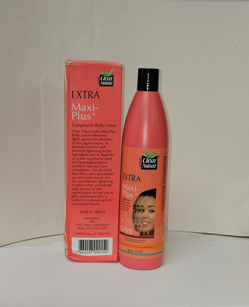 Clear Nature 3X Carrot Maxi Plus 7 days Body Lotion 500ml