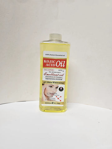 kojic oil 4x whitening glowing face and body oil 1000ml