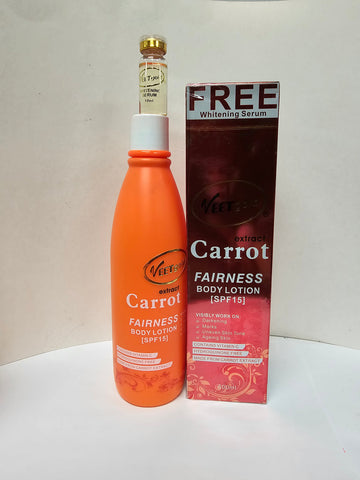 Veetgold Carrot Fairness lotion 500ml spf 15